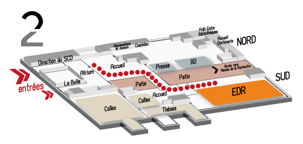 Plan de situation de l'EDR